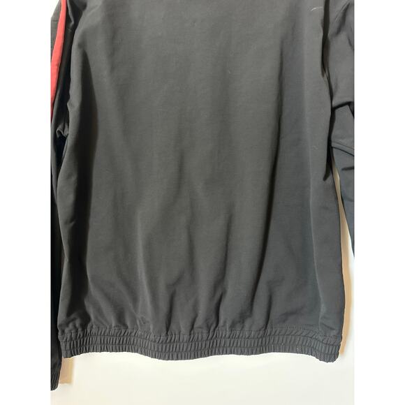 Zanerobe Men's Jumpshot Track Jacket Zip Front Closure Black/Rust Size S Casual - Picture 7 of 12